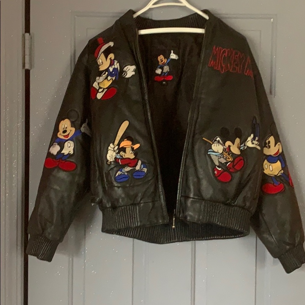 Leather coat